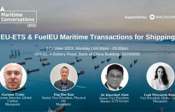 Maritime Conversations@SSA: EU-ETS & FuelEU Maritime Transactions for Shipping