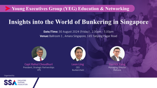 YEG Educational Event: Insights into the World of Bunkering in Singapore