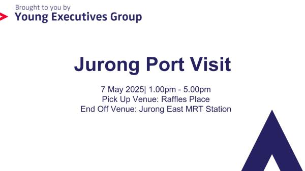 [RESCHEDULLED] YEG Jurong Port Visit