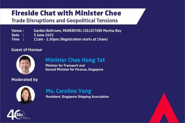Fireside Chat with The Transport Minister on Trade Disruptions and Geopolitical Tensions