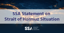 Singapore Shipping Association Statement on The Strait of Hormuz Situation
