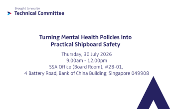 Maritime Conversations@SSA: Turning Mental Health Policies into Practical Shipboard Safety