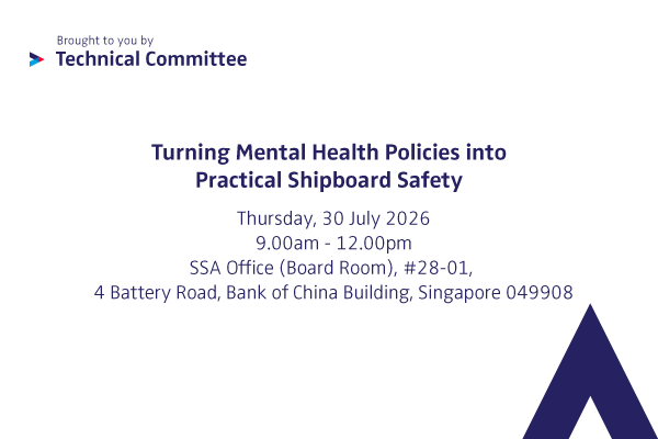 Maritime Conversations@SSA: Turning Mental Health Policies into Practical Shipboard Safety