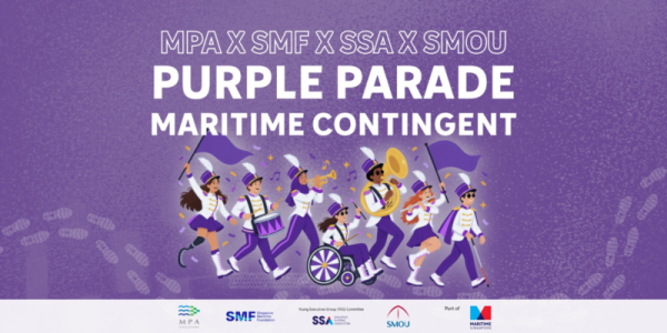 The Purple Parade Maritime Contingent